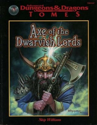 Axe Of The Dwarvish Lords W/map Exc,  11347 Ad&d Module Dwarven Dungeons Dragons