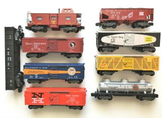 All 9 Freights - American Flyer 20455 Mainliner - 980,  920,  921,  24026,  24619,  24076,  Etc.