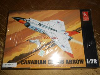 Hobby Craft Canadian Cf - 105 Arrow Model Parts 1/72