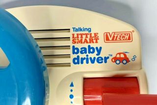 Vintage VTECH Talking Little Smart Baby Driver Toy Learning 2