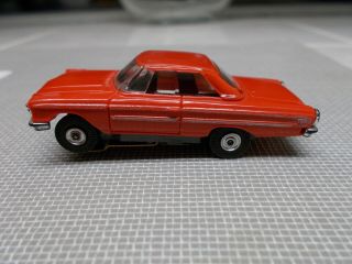 Aurora Model Motoring,  Ford Galaxie 500 Hardtop " All,  In Red On Red Wow