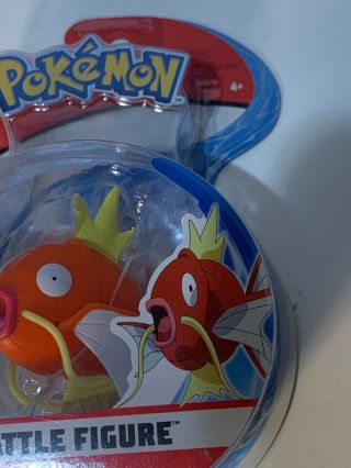 MAGIKARP Battle Figure - Pokemon Action Figure Articulated Wicked Cool Toys 3
