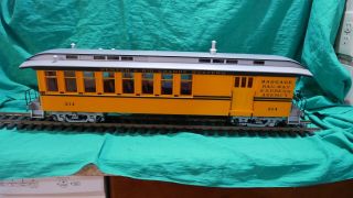 Accucraft D&RGW Bumble Bee Yellow Combine Car 214 2