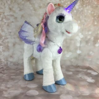 Fur Real Friends Hasbro Starlily Magical Unicorn Furreal Interactive Glows