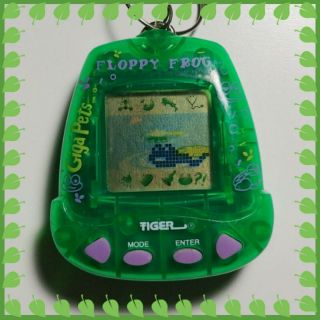 1997 Real Frog Sound Froppy Giga Pets Nano Baby Tamagotchi Virtual Pet