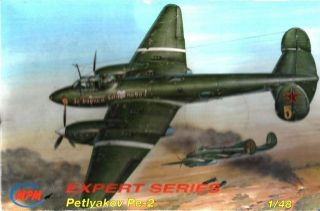 Mpm 1:48 Expert Series Petlyakov Pe - 2 Plastic Aircraft Model Kit 48041u