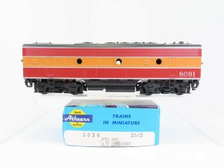 Ho Scale Athearn 3036 Sp Southern Pacific F7b Unit Diesel Unpowered Dummy 8091