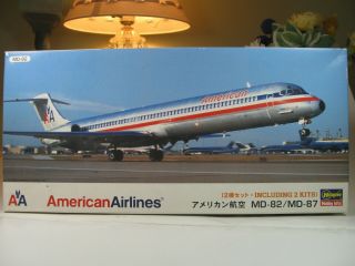 Hasegawa 1/200 American Airlines Md - 82 & Md - 87 1618 Std