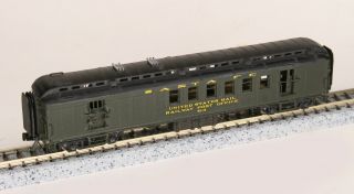 Pecos River Brass N Scale Santa Fe Heavyweight Rpo With Skylight: Extremely Rare