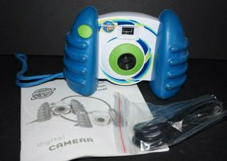 Discovery Kids White Blue Green Digital Point N Shoot Camera Toddler Kids