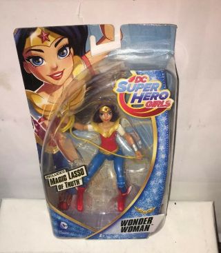 Dc Hero Girls Wonder Woman 6 " Action Figure W/ Lasso Mattel