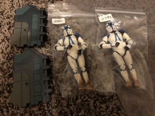 Set Of 2 Hasbro Star Wars Revenge Of The Sith 501st Troopers Vaders Legion Loose