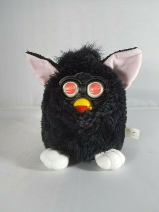 [refurbished] Custom 1998 Black Furby Coca Cola Soda Eye Chips Ooak