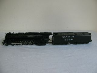 Mth Santa Fe 4 - 8 - 4 Northern Steam Locomotive W/ Protosound & Smoke 30 - 1140 - 1 Ex