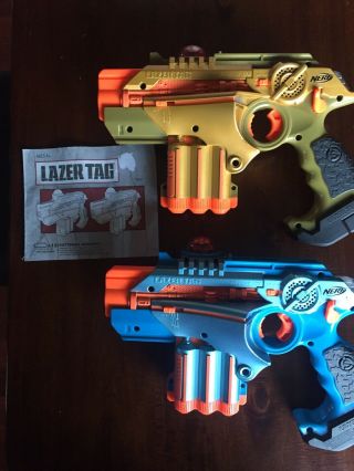 Nerf Lazer Tag Phoenix Ltx Tagger 2 - Pack Blue & Gold Laser Tag