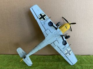 Nicely (Pro) Built 1/48 Me - 109E Battle Of Britain Yellow Nose Luftwaffe WW2 3