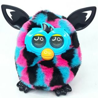 Furby Boom Interactive Toy Plush Black Pink Blue