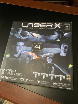 Laser X Micro Blasters 4 Players Real - Life Laser Gaming Experience
