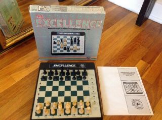 Complete/tested The Excellence Computer Chess Set Model Ep12 By Fidelity Int.