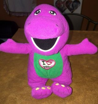 Barney The Dinosaur Sings " I Love You " Song 8 " Plush Stuffed Doll Toy 2013 Htf