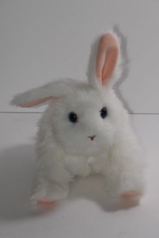 Hasbro FurReal Friends Hop N Cuddle White Bunny Rabbit Interactive Moves Noises 2