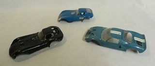 Look 1960`s Cox 1/32 Black Cheetah & Ford Gt40 Slot Car Bodies,  Extra Body