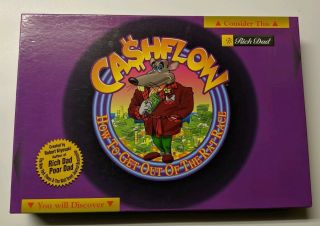 Cashflow 101 Investing Board Game Rich Dad Poor Dad Only 4 Players