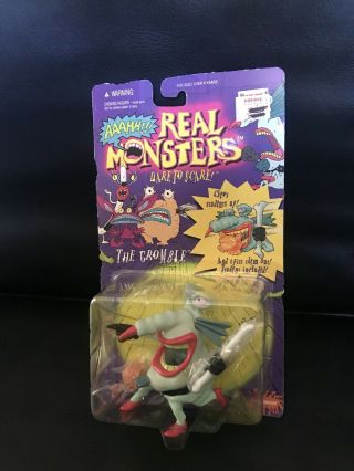 1995 Nickelodeon Aaahh Real Monsters Mattel " The Gromble " Action Figure -