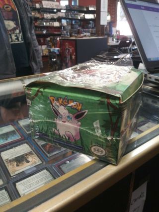 Pokemon Jungle Unlimited Edition No Packs EMPTY BOX 2