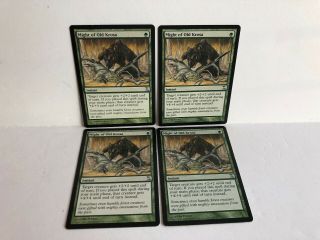 Might Of Old Krosa Time Spiral Playset Magic The Gathering Mtg X4 4x