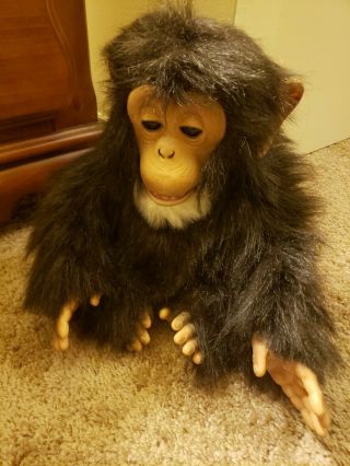 Furreal Friends Cuddle Chimpanzee Interactive Plush Monkey Pet Chimp Tiger Elect