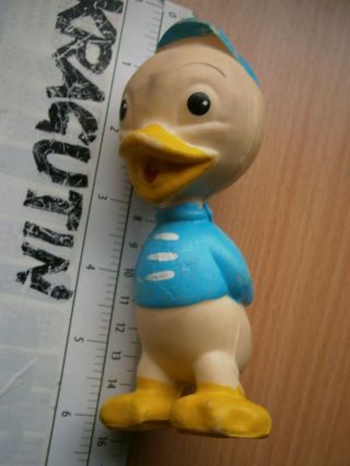 Dewey (huey Louie) Donald Duck Walt Disney Yugoslavia Biserka Rubber Toy Doll