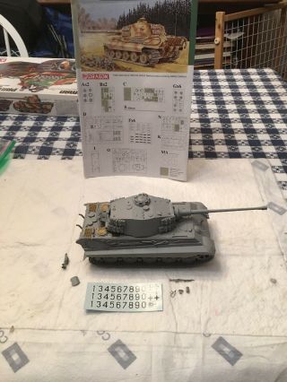 1/35 Dragon King Tiger Ii Built Ready Too Paint