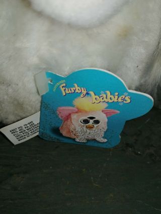 1999 Tiger Electronics White Furby Baby 2