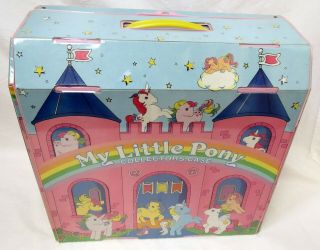 Vintage Hasbro 1985 My Little Pony Mlp Collector Case For Ponies