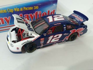 Action Jeremy Mayfield 1st Winston Cup Win Pocono Mobil 1 Ford 1:24 Diecast Car 2