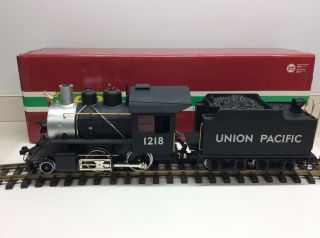 Lgb 20232 G - Scale Union Pacific 2 - 4 - 0 Steam Locomotive W/ Sound And Coal Tender