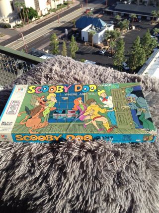 1973 Milton Bradley Scooby Doo Where Are You Hidden Treasure Board Game Complete