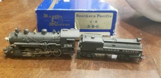 Balboa Models Ho Brass Southern Pacific C - 9 2 - 8 - 0 Steam Loco & Tender 2828 - Pa