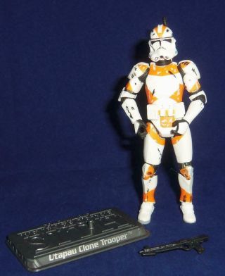 2005 Hasbro Star Wars Saga Coll.  212th Utapau Clone Trooper Complete Figure 026