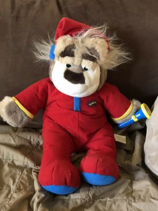 Bedtime Bubba Funny Talking Flashlight Bear 18 " 1997 Plush Toy