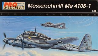 Pro Modeler Revell Monogram 1:48 Messerschmitt Me410 Me - 410 B - 1 Kit 5936u