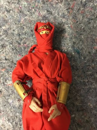 12 Inch Ninja In Red Uniform - 1:6 - GI Joe - Possibly Custom/Altered 2