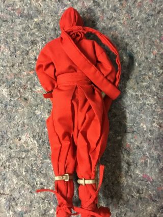 12 Inch Ninja In Red Uniform - 1:6 - GI Joe - Possibly Custom/Altered 3