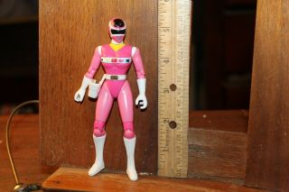 Vintage 1997 Bandai Pink Power Ranger Action Figure In Space