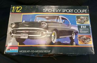 Monogram 57’ Chevy Sport Coupe 1/12 In Scale