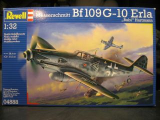 Revell Germany 1/32 Messerschmitt Bf109g - 10 Erla " Bubi " Hartmann 04888