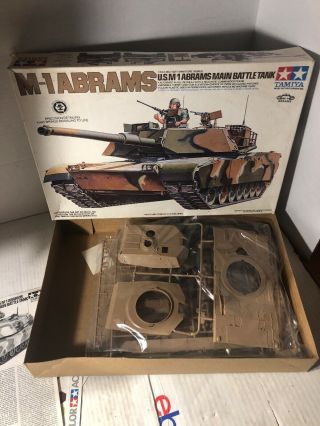Tamiya Us M - 1 Abrams Main Battle Tank 1/35 Open Box