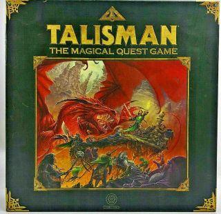 Talisman: The Magical Quest Board Game Core 4th Edition Black Industries Lightly