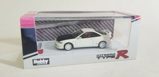 1:64 Hobby Japan Honda Integra Dc2 Type R 1998 White Carbon